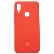 Силиконовый чехол SOFT Silicone Case для Xiaomi Mi CC9/Mi 9 Lite (с логотипом) красный