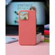 Силиконовый чехол SOFT Silicone Case для iPhone 12 Pro Max (без лого) фламинго