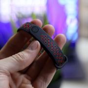 Ремешок для Mi Band 5/6 NIKE STYLE_Type1 красный/черный