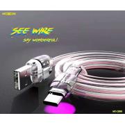 USB cable MOXOM micro USB (MX-CB86) белый