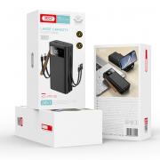 АКБ PowerBank XO PR142 (30000 mAh) 4 input, 5 output черный