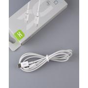 USB cable DC Type-C to Lightning (CL-Q21) PD/ 20W/ 1m белый