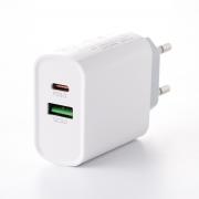 Сетевое зарядное устройство (Адаптер) DC PD+QC3.0/ 20W Fast Charger (CA-F17) белый