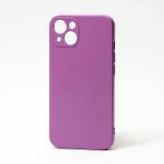 Силиконовый чехол SOFT Silicone Case для iPhone 13 (без лого) сиреневый