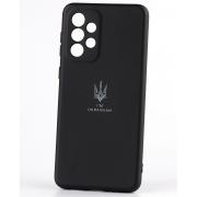 Силиконовый чехол SOFT Silicone Case для Samsung A33 5G (ТРИЗУБ) черный