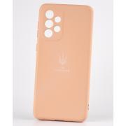 Силиконовый чехол SOFT Silicone Case для Samsung A33 5G (ТРИЗУБ) пудра