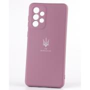 Силиконовый чехол SOFT Silicone Case для Samsung A33 5G (ТРИЗУБ) лаванда