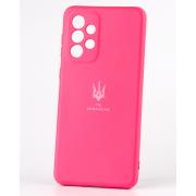 Силиконовый чехол SOFT Silicone Case для Samsung A33 5G (ТРИЗУБ) малиновый