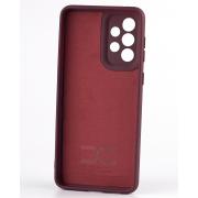 Силиконовый чехол SOFT Silicone Case для Samsung A33 5G (ТРИЗУБ) бордовый
