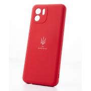 Силиконовый чехол SOFT Silicone Case для Samsung A53 5G (ТРИЗУБ) красный