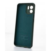 Силиконовый чехол SOFT Silicone Case для Xiaomi Redmi 9A/9i Sport/9a Sport (ТРИЗУБ) темно-зеленый