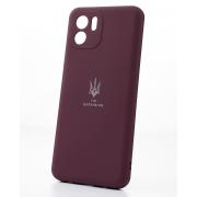 Силиконовый чехол SOFT Silicone Case для Xiaomi Redmi 9A/9i Sport/9a Sport (ТРИЗУБ) бордовый
