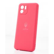 Силиконовый чехол SOFT Silicone Case для Xiaomi Redmi 9A/9i Sport/9a Sport (ТРИЗУБ) малиновый