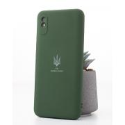 Силиконовый чехол Original pack SOFT для iPhone 12 Pro Max (ТРИЗУБ) темно-зеленый