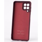 Силиконовый чехол SOFT Silicone Case для Samsung M53 5G (без лого) бордовый