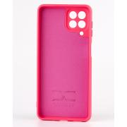 Силиконовый чехол SOFT Silicone Case для Samsung M53 5G (ТРИЗУБ) малиновый