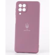 Силиконовый чехол SOFT Silicone Case для Samsung M53 5G (ТРИЗУБ) лаванда