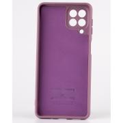 Силиконовый чехол SOFT Silicone Case для Samsung M53 5G (ТРИЗУБ) лаванда