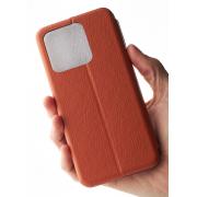 чехол-книга 360 для Xiaomi Redmi 10A ART коричневый