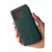 чехол-книга 360 для Xiaomi Redmi 10A ART темно-зеленый