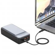 АКБ PowerBank XO PR201 (30000 mAh) QC22.5W/PD65W/Digital Display черный