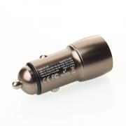 Автомобильное зарядное устройство (Адаптер) DC 2xPD/40W (XC-40) Metal темно-серый