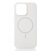 Чохол Beats Silicone Case with MagSafe для iPhone 14 Pro (white, мікрофібра)