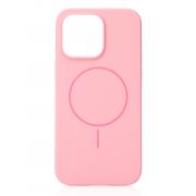 Силиконовый чехол Slim Ring Soft с поддержкой MagSafe для iPhone 14 Pro Max pink