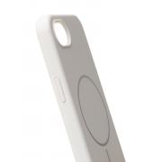 Чехол MagSafe Silicone Beats Case для iPhone 16E white