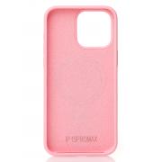 Чехол MagSafe Silicone Beats Case для iPhone 15 pink