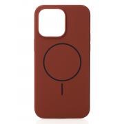 Чехол MagSafe Silicone Beats Case для iPhone 15 brown