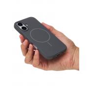 Чехол MagSafe Silicone Beats Case для iPhone 16 stone gray
