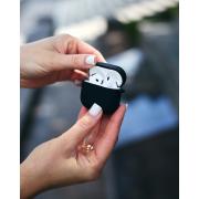 Чехол для Airpods 4 SOFT+Fiber black