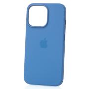 Силиконовый чехол Lux Colors с поддержкой MagSafe для iPhone 13 Pro Blue Jay
