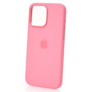 Силиконовый чехол Lux Colors с поддержкой MagSafe для iPhone 15 Pro Max Pink