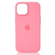Силиконовый чехол Lux Colors с поддержкой MagSafe для iPhone 15 Pink