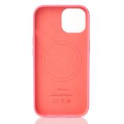 Силиконовый чехол Lux Colors с поддержкой MagSafe для iPhone 15 Pink