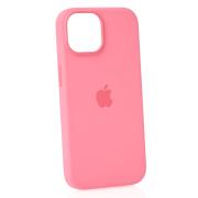 Силиконовый чехол Lux Colors с поддержкой MagSafe для iPhone 15 Pink