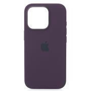 Силиконовый чехол Lux Colors с поддержкой MagSafe для iPhone 16 Pro (AI) Plum