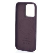 Силиконовый чехол Lux Colors с поддержкой MagSafe для iPhone 16 Pro (AI) Plum