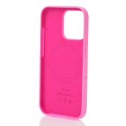 Силиконовый чехол Lux Colors с поддержкой MagSafe для iPhone 16 Pro (AI) Peony