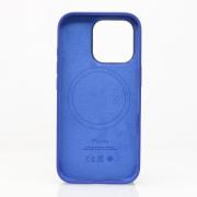 Силиконовый чехол Lux Colors с поддержкой MagSafe для iPhone 16 Pro (AI) Ultramarine