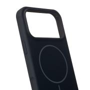 Силиконовый чехол Slim Ring Soft с поддержкой MagSafe для iPhone 17 Pro Max black