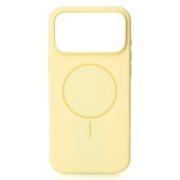 Силиконовый чехол Slim Ring Soft с поддержкой MagSafe для iPhone 17 Pro Max sunglow