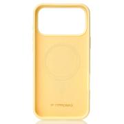 Силиконовый чехол Slim Ring Soft с поддержкой MagSafe для iPhone 17 Pro Max sunglow