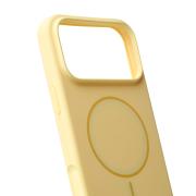 Силиконовый чехол Slim Ring Soft с поддержкой MagSafe для iPhone 17 Pro Max sunglow