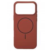 Силиконовый чехол Slim Ring Soft с поддержкой MagSafe для iPhone 17 Pro brown