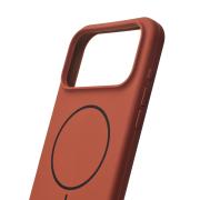 Силиконовый чехол Slim Ring Soft с поддержкой MagSafe для iPhone 17 Pro brown