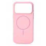 Силиконовый чехол Slim Ring Soft с поддержкой MagSafe для iPhone 17 Pro pink