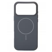 Силиконовый чехол Slim Ring Soft с поддержкой MagSafe для iPhone 17 Pro stone gray